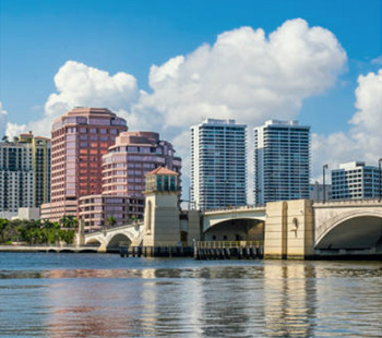 Florida palm beach downtown city image